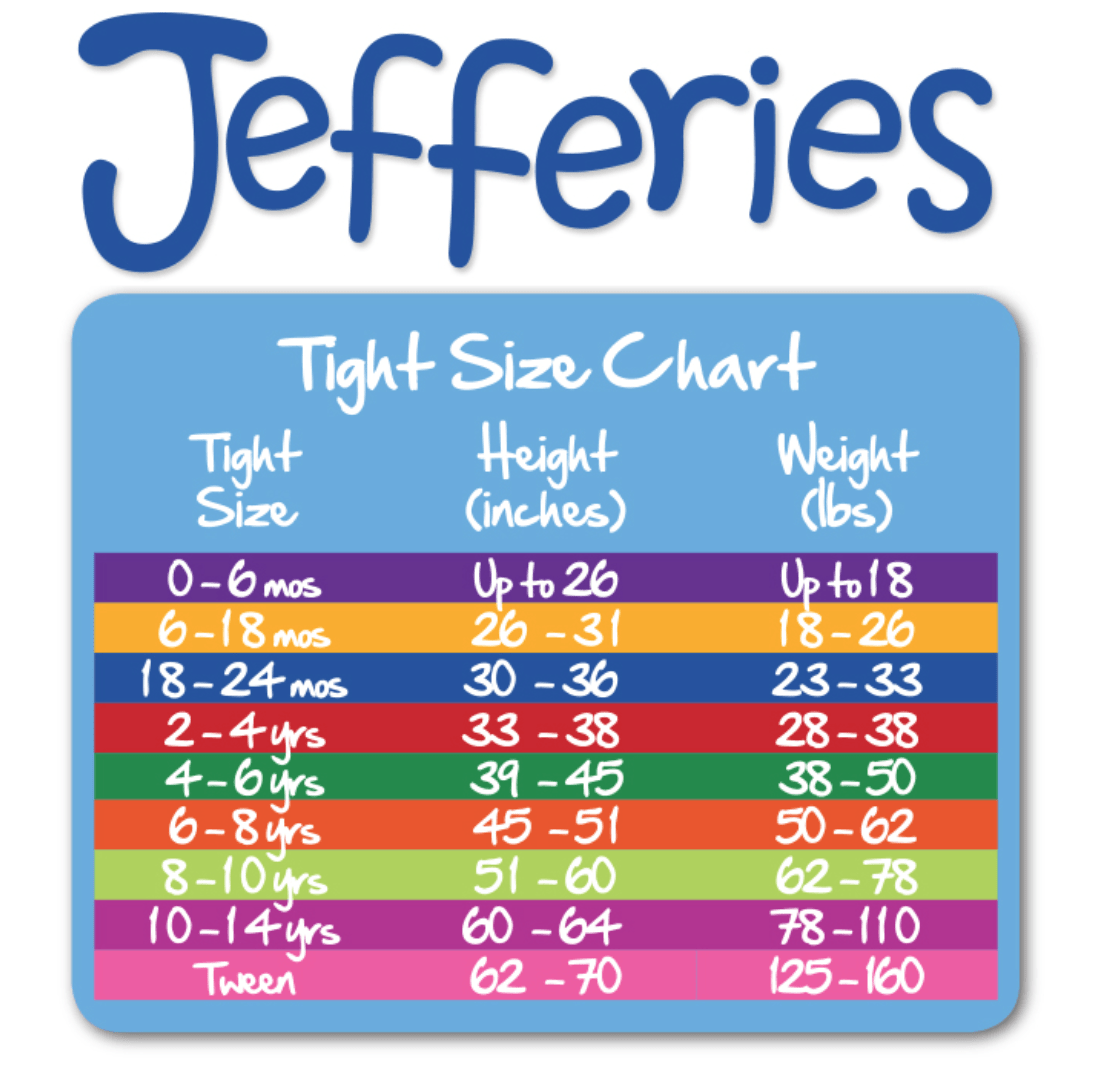 Jefferies Girls Striped Tights