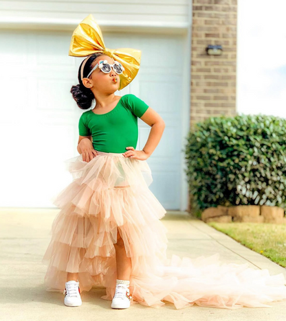 Green Short Sleeve Leotard for Toddler & Girls
