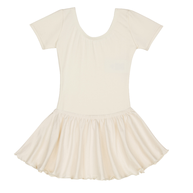 Ivory Short Sleeve Leotard