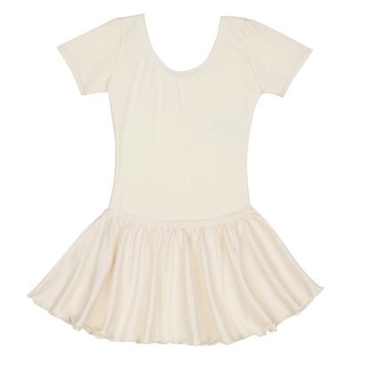 Ivory Short Sleeve Leotard