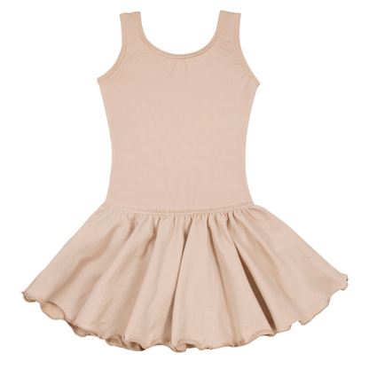Nude/Beige Tank Leotard for Ballet and Gymnastics