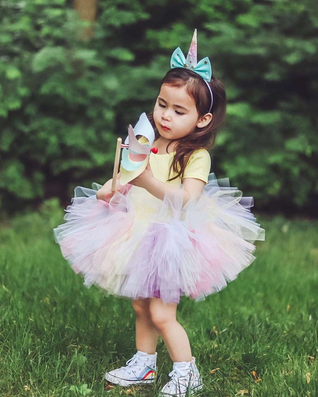 Yellow Short Sleeve Leotard for Toddler & Girls