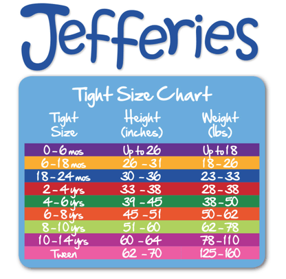 Jefferies Girls Striped Tights